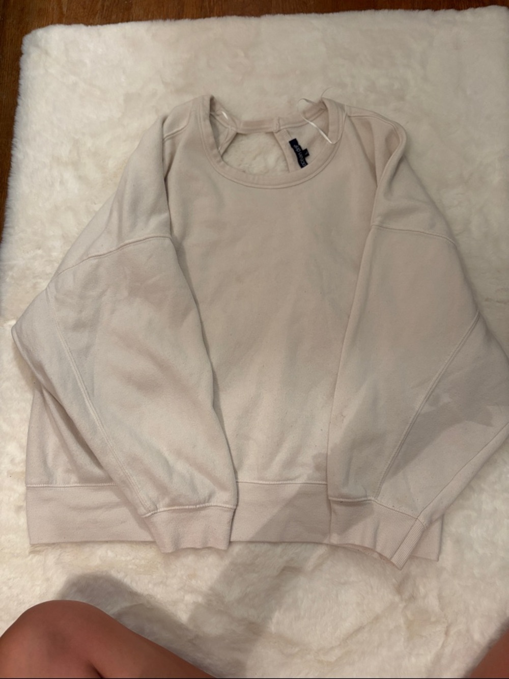 Ocean Drive Cream Crewneck Sweatshirt